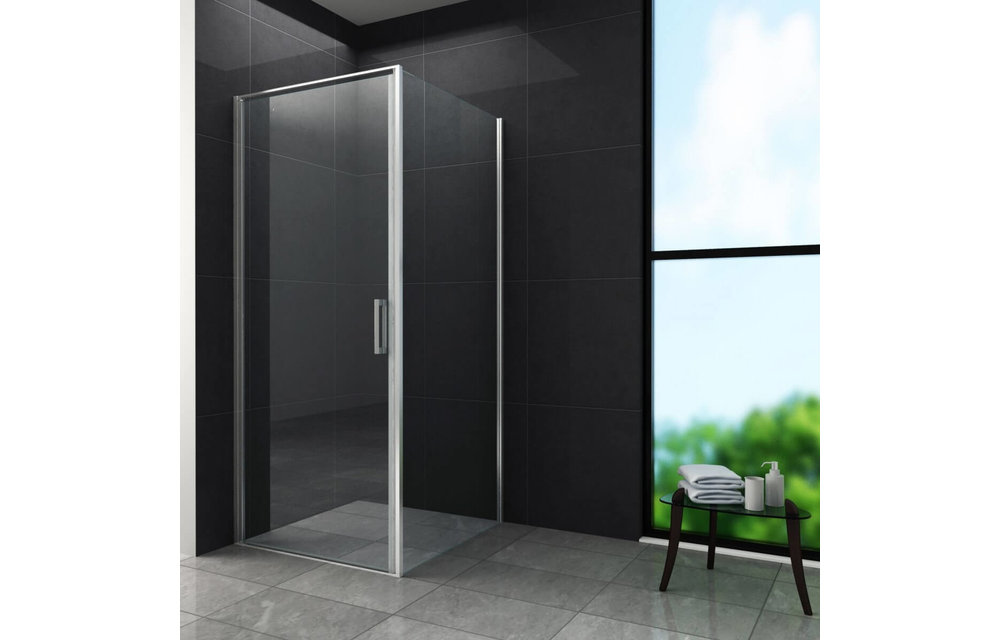 Setel Douchecabine 90x90 cm Zij Instap Vierkant 8 mm - Chroom