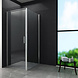 Setel Douchecabine 100x100 cm Zij Instap Vierkant 8 mm - Chroom Setel Douchecabine 100x100 cm Zij Instap Vierkant 8 mm - Chroom