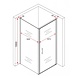 Setel Douchecabine 100x100 cm Zij Instap Vierkant 8 mm - Chroom Setel Douchecabine 100x100 cm Zij Instap Vierkant 8 mm - Chroom