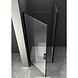 Setel Douchecabine 100x100 cm Zij Instap Vierkant 8 mm - mat zwart Setel Douchecabine 100x100 cm Zij Instap Vierkant 8 mm - mat zwart