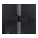 Brize 100x140 cm mat zwart bad douchescherm vouwdeur helder glas Brize 100x140 cm mat zwart bad douchescherm vouwdeur helder glas