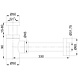 Star design sifon laag model geborsteld messing Star design sifon laag model geborsteld messing