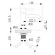 Style opbouw wastafelkraan Geborsteld Koper Style opbouw wastafelkraan Geborsteld Koper