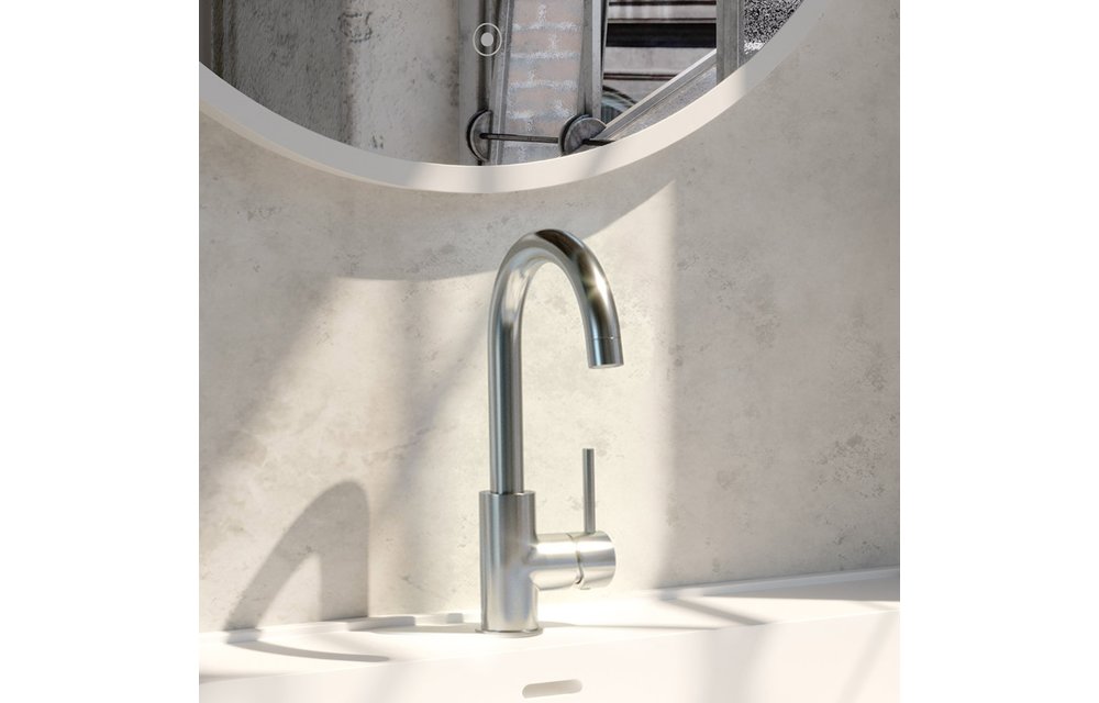 Brauer Chrome Edition wastafelkraan opbouw draaibare uitloop chroom