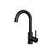 Brauer Brauer Black Edition wastafelkraan opbouw draaibare uitloop chroom Brauer Brauer Black Edition wastafelkraan opbouw draaibare uitloop chroom