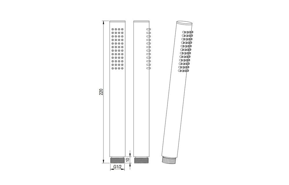 Brauer Chrome Edition Regendouche set Chroom