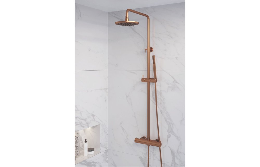 Brauer Copper Edition Regendouche set Koper