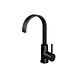 Brauer Brauer Black Edition platte wastafelkraan opbouw draaibare uitloop chroom Brauer Brauer Black Edition platte wastafelkraan opbouw draaibare uitloop chroom
