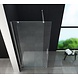 Schuifbare inloopdouche 160x200 cm op rail - complete set Schuifbare inloopdouche 160x200 cm op rail - complete set