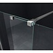 Schuifbare inloopdouche 160x200 cm op rail - complete set Schuifbare inloopdouche 160x200 cm op rail - complete set