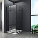 Mat zwarte douchecabine 90x90x195 cm hoek-instap douchecabine kleurvast Mat zwarte douchecabine 90x90x195 cm hoek-instap douchecabine kleurvast