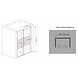 Swing-Cover Douchedeur Pendeldeur 90x195 cm Gedeeltelijk Matglas Swing-Cover Douchedeur Pendeldeur 90x195 cm Gedeeltelijk Matglas