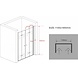Accor vouwbare douchedeur nisdeur 110x195 cm helder glas Accor vouwbare douchedeur nisdeur 110x195 cm helder glas