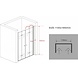 Accor vouwbare douchedeur nisdeur 115x195 cm helder glas Accor vouwbare douchedeur nisdeur 115x195 cm helder glas