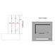 FLOYD Douchewand vouwdeuren voor bad 130x140 cm helder glas FLOYD Douchewand vouwdeuren voor bad 130x140 cm helder glas