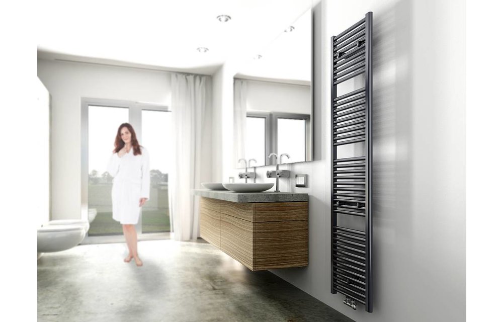 Elara radiator 118,5 x 45 cm 538 Watt antraciet
