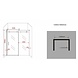 Slide douche schuifdeur nis 125-129x195 cm 2-delig Slide douche schuifdeur nis 125-129x195 cm 2-delig