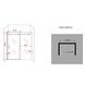 Slide douche schuifdeur nis 120-124x195 cm Slide douche schuifdeur nis 120-124x195 cm