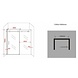 Slide douche schuifdeur nis 135-139x195 cm Slide douche schuifdeur nis 135-139x195 cm