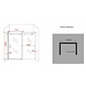 Slide douche schuifdeur nis 140-144x195 cm Slide douche schuifdeur nis 140-144x195 cm