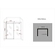 Slide douche schuifdeur voor nis 160-164 x 195 cm Slide douche schuifdeur voor nis 160-164 x 195 cm