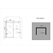 Slide douche schuifdeur voor nis 170-174 x 195 cm Slide douche schuifdeur voor nis 170-174 x 195 cm