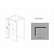 Aqua-Extra Inloopdouche 138 x 220 cm 10 mm helder glas Aqua-Extra Inloopdouche 138 x 220 cm 10 mm helder glas
