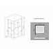 Clip douchecabine met klapdeuren 90x75x195 cm Clip douchecabine met klapdeuren 90x75x195 cm
