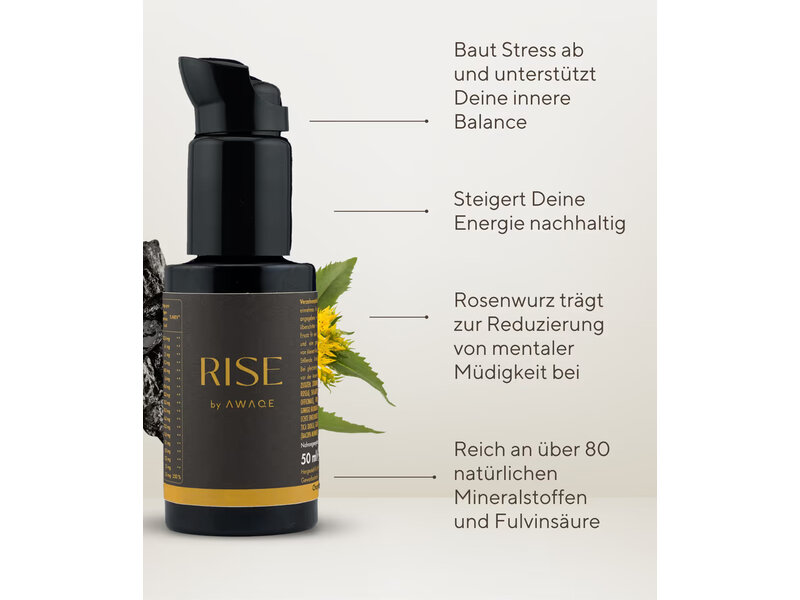 RISE – Liquid Plant Complex with Shilajit & Rhodiola