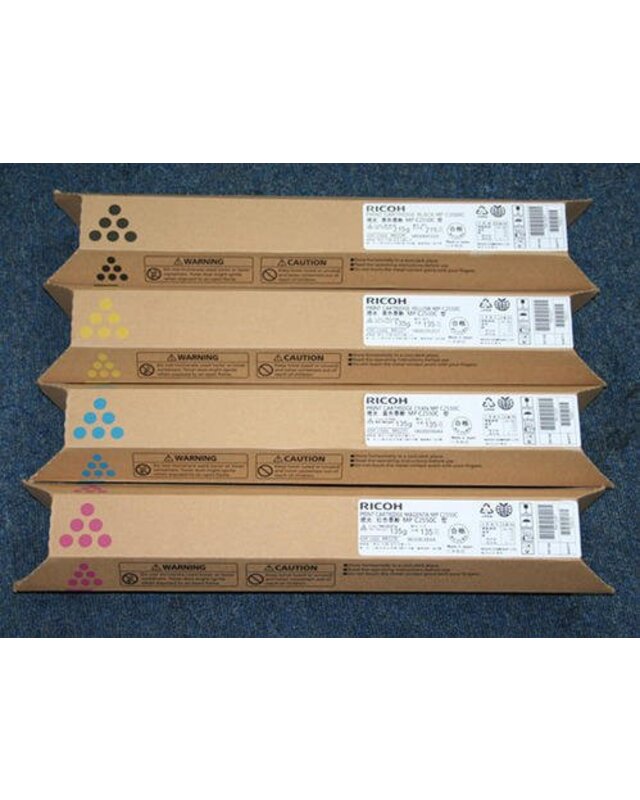 Originele tonerset voor de Ricoh MP C2550 (type MP C2030/2050/2530/2550)