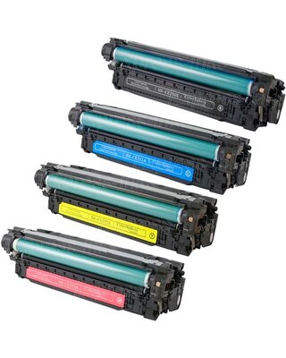 HP CP3525 complete tonerset!! CE 250 251 252 253 Canon 723set