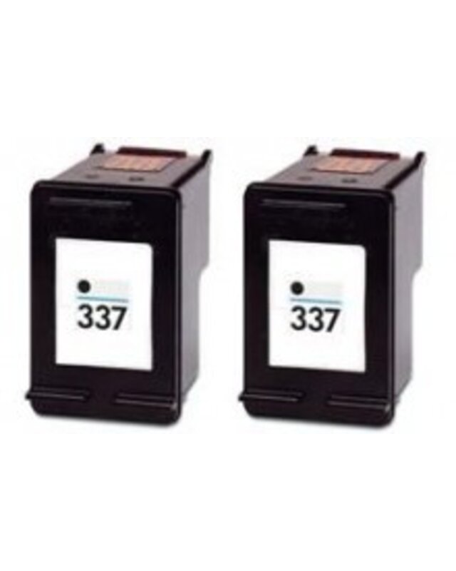HP 337 Black dual pack HP337 nr.337 compatibel