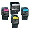Toners voor Lexmark C540 C543 C544 C546 C548 Zwart cyan yellow magenta
