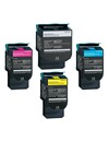Toners voor Lexmark C540 C543 C544 C546 C548 Zwart cyan yellow magenta
