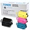 Xerox Phaser 6110 Black Cyan Magenta Yellow compatibel toner set