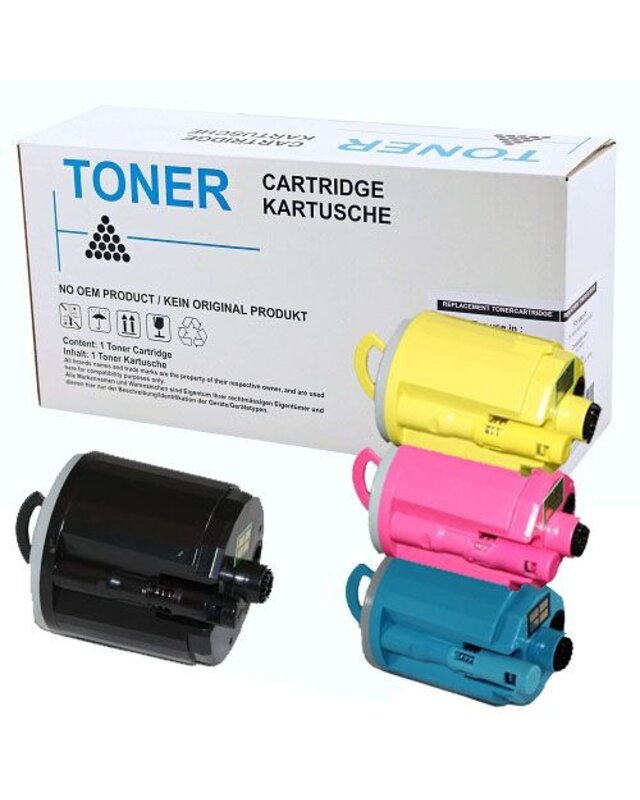 Xerox Phaser 6110 Black Cyan Magenta Yellow compatibel toner set
