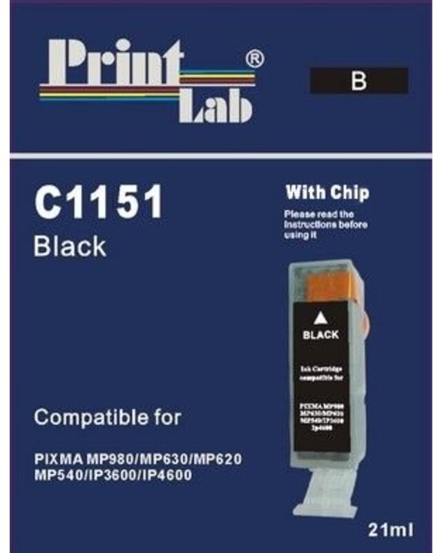 Canon PGI-520 Black (Compatible)CHIP PRINTLAB C1151 NIEUW