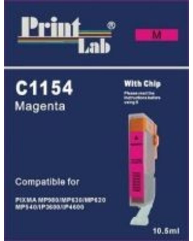 Canon CLI521 magenta met CHIP PRINTLAB C1154 compatibel nieuw