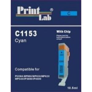 Canon CLI521 cyan CHIP PRINTLAB C1153 compatibel nieuw