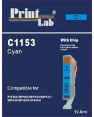 Canon CLI521 cyan CHIP PRINTLAB C1153 compatibel nieuw
