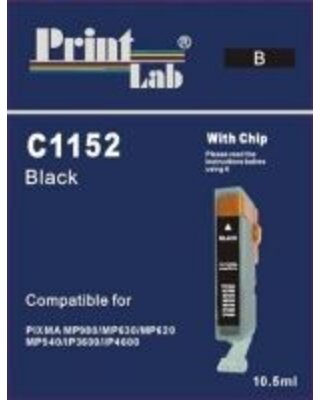 Canon CLI521 zwart met CHIP PRINTLAB C1152 compatibel nieuw