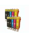Set 10x inktpatroon voor Canon PGI520 CLI521