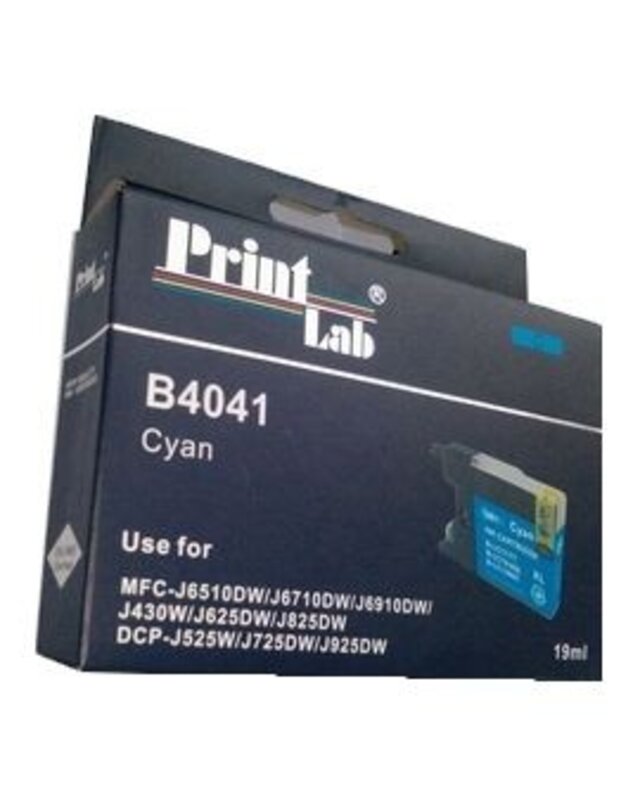 Brother LC1240 1280 CYAN PRINTLAB B4041 19ml compatibel XL