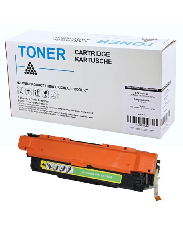 alternatief Toner voor Hp 646A Cf032A Cm4540 geel