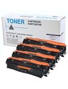 Set 4X alternatief Toner voor Hp 650A Color Laserjet Enterprise Cp5500