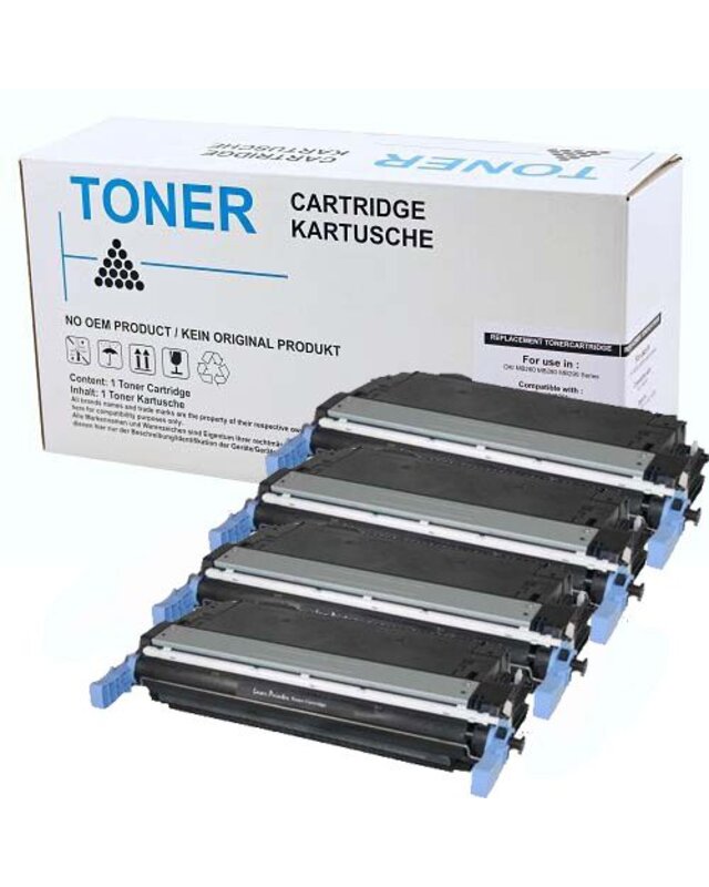 Set 4X alternatief Toner voor Hp 823A 824A Laserjet Cp6015