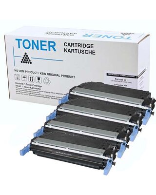 Set 4X alternatief Toner voor Hp Color Laserjet Cp5220 Cp5225