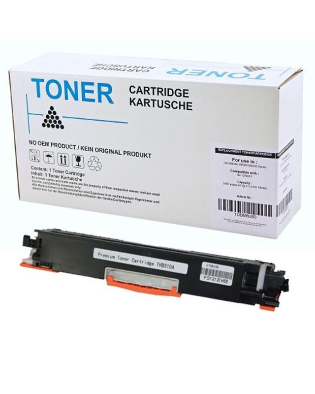 alternatief Toner voor Hp 126A Ce310A Laserjet Cp1025 zwart Canon 729