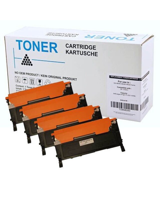Set 4X alternatief Toner voor Dell 1230C 1235Cn
