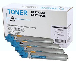 Set 4X alternatief Toner voor Dell 5110Cn